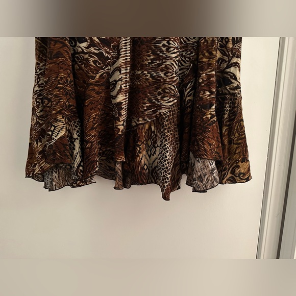 "Kim Rodgers" Women's Large Brown Maxi Skirt - Picture 2 of 5